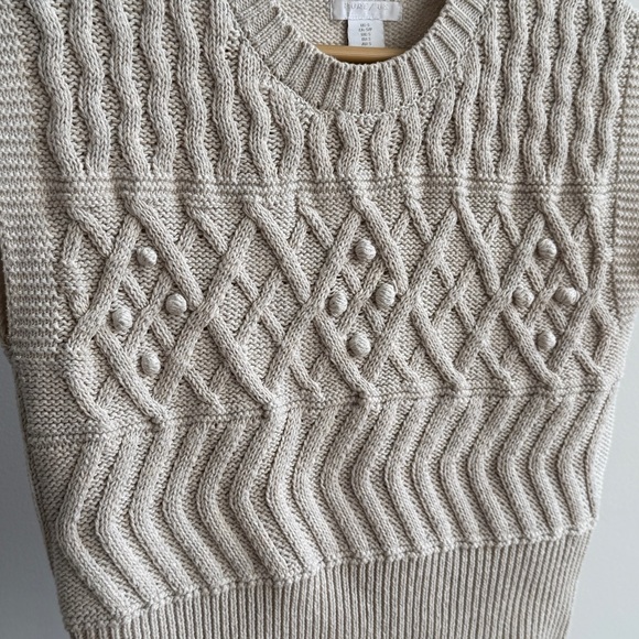 Pure Collection Cotton Blend Sweater Vest Small - Picture 5 of 6